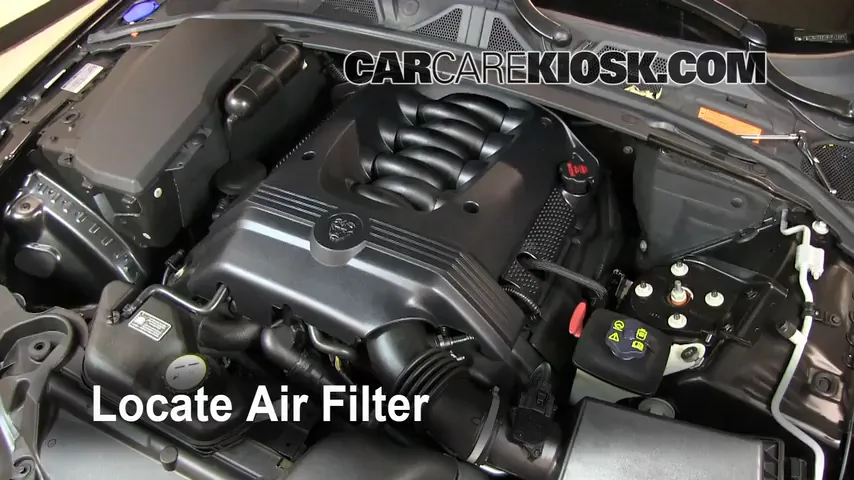 2009 Jaguar XF Luxury 4.2L V8 Air Filter (Engine) Replace